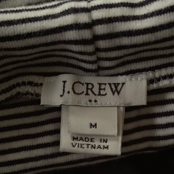 J. CREW Women’s Striped Off The Shoulder Top - Picture 7 of 8